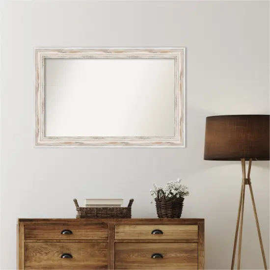 Alexandria Non-Beveled Custom Framed Bathroom Vanity Wall Mirror {1}