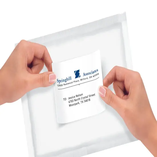 Avery Repositionable Shipping Labels, Sure Feed Technology, Repositionable Adhesive, 3-1/3" x 4", 600 Labels (55164) {5}