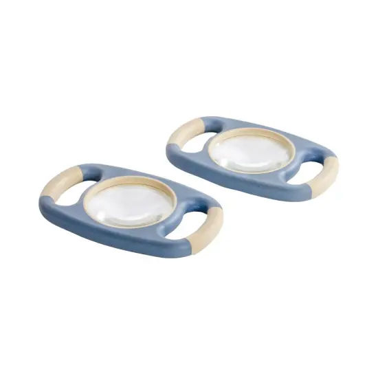 Kaplan Early Learning Company All-Weather Two-Handed Magnifier - Set of 2 {7}