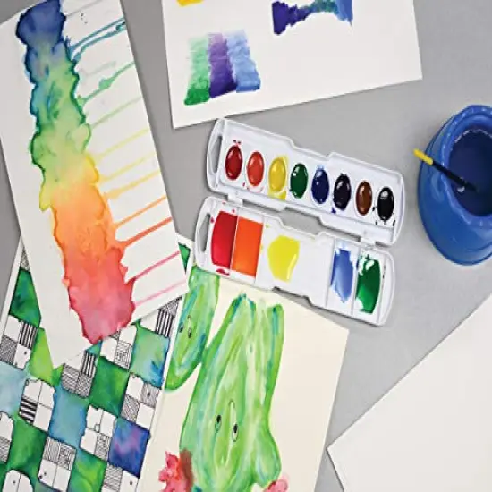 50 Sheets Watercolor Paper, Bulk, 140 Lb., White, 9" x 12" {3}