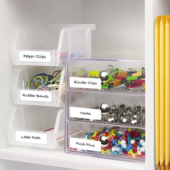 Avery Multi-Use Removable Labels, 1" x 3", Print or Write ID Labels, White, 3-Pack, 750 Labels Total (35436) {4}