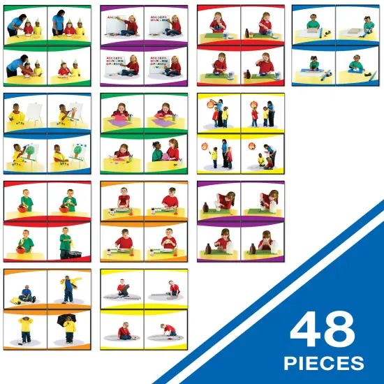 Carson Dellosa Learning to Sequence for Kids Puzzle, 4-Scene Sets With 12 Picture Board Stories, Pre-Reading Toddler Games, Preschool Learning Activities Ages 4 and Up {2}