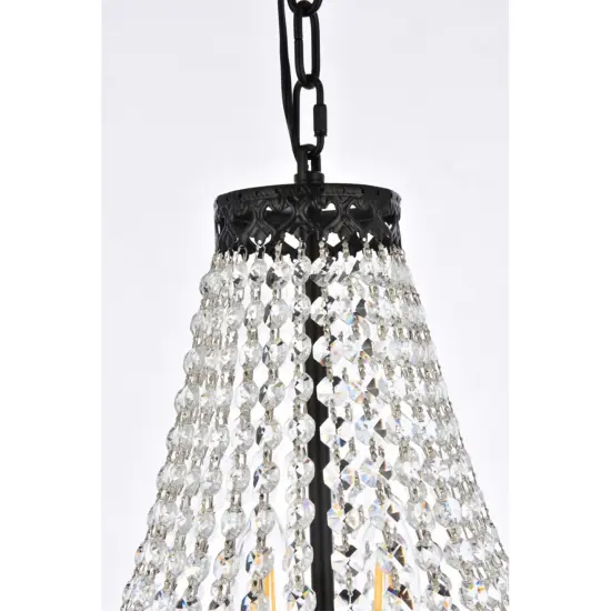 Valeria 14 inch pendant in black {6}