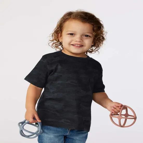 Rabbit Skins&reg; Infant Fine Jersey Short Sleeve Crew Neck Tee - 3322 Heather {6}