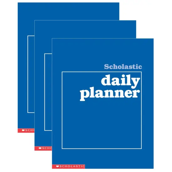 Scholastic Daily Planner, Pack of 3 {1}
