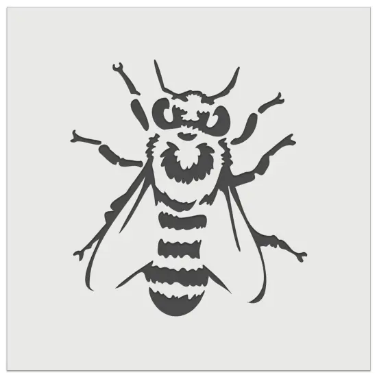 European Honey Bee Insect Beekeeping Wall Cookie DIY Craft Reusable Stencil {2}