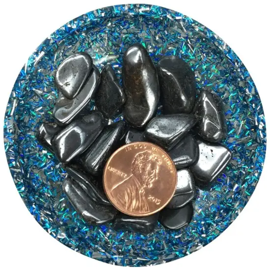 Magnetite Lodestone Crystal Chips &ndash; Size XS {2}