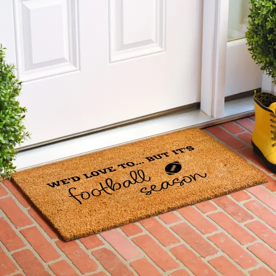 We'd love to.. But it's Football Season Doormat {5}