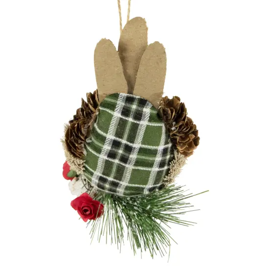 Northlight Left Facing Bird with Pinecone Christmas Ornament - 6.75" Green {6}