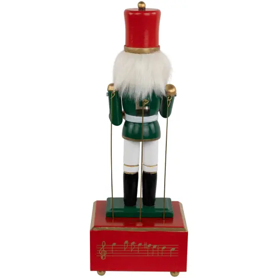 Northlight Musical and Animated Cymbalist Christmas Nutcracker - 12" Green {6}