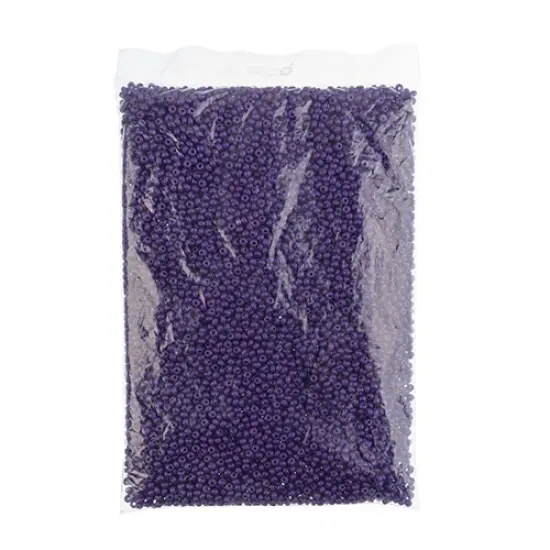 John Bead 6/0 Terra Intensive Matte Czech Glass Seed Beads, 500g Purple {2}