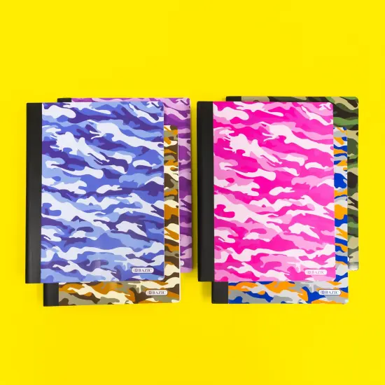 BAZIC Composition Book C/R Camouflage 100 Ct. {2}