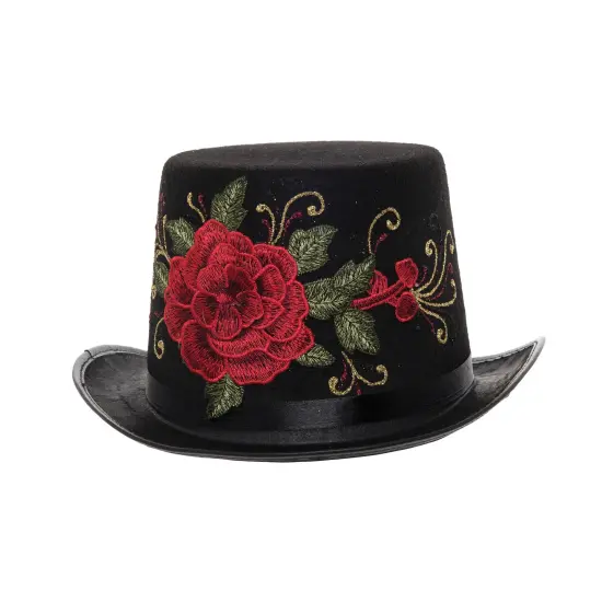 Top Halloween Hat With Rose Halloween Hat {1}