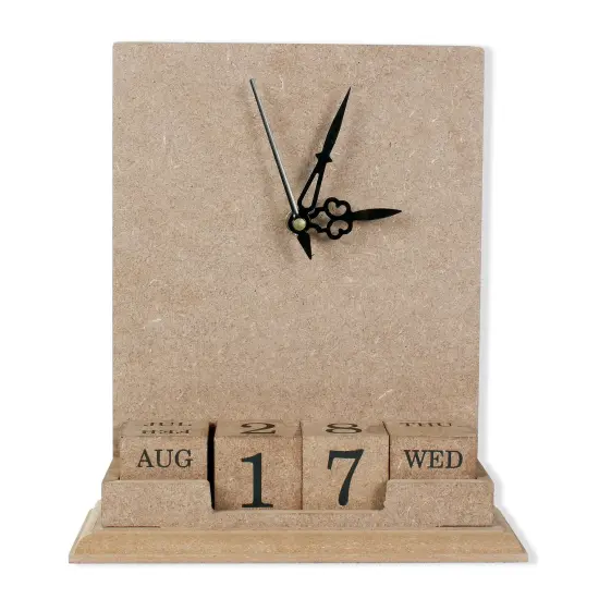 Little Birdie Customizable MDF-Table Clock And Date Keeper {1}