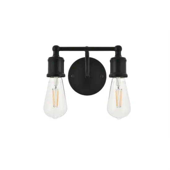 Serif 2 light black Wall Sconce {3}