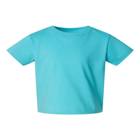 Rabbit Skins&reg; Toddler Cotton Jersey Crew Neck Short Sleeve Tee - 3301T Caribbean {1}