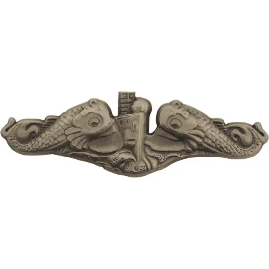 U.S. Navy Submarine Warfare Officer Pin 2 7/8" {1}