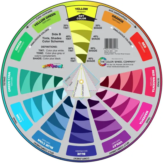 The Color Wheel Company CMY Primary Mixing Wheel-With Workbook {4}