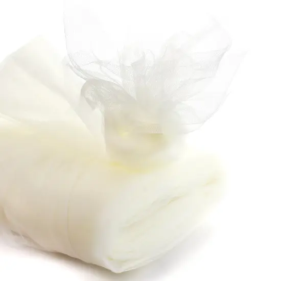 54" Tulle Fabric Bolt Ivory {1}