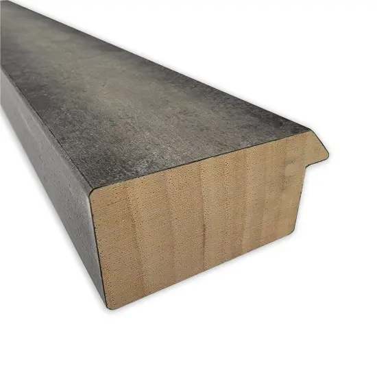 Burnished Concrete Wood Framed Corkboard, Grey Cork {3}