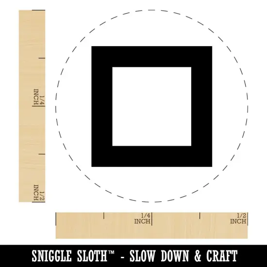 Square Box Self-Inking Rubber Stamp for Stamping Crafting Planners UV {1}