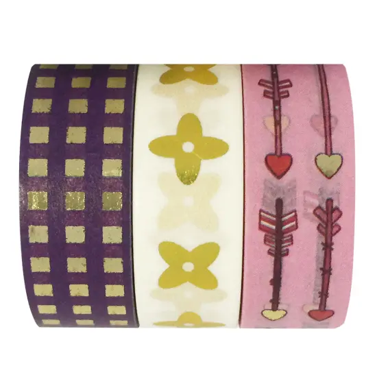 Wrapables Washi Masking Tape (Set of 3) Foolish Love {1}