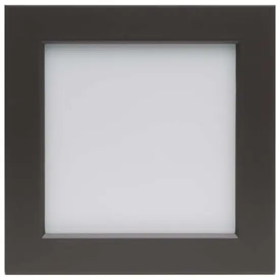 10.5w 5.5-in Flush Mount LED Fixture 3000K Square Shape Bronze Finish 120v Warm White {2}