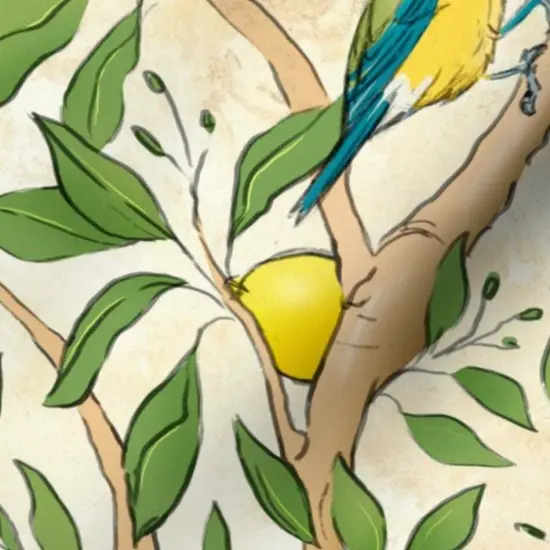 Various Fabrics by the Yard or Fat Quarter Nature Leaves Branches Tree Custom Printed Fabric by Spoonflower {7}