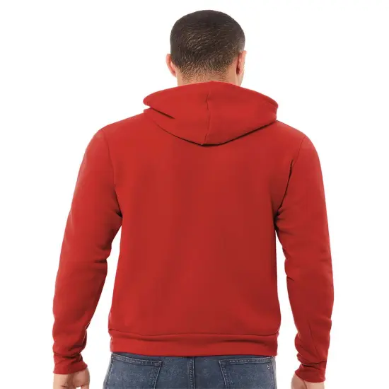 BELLA + CANVAS&reg; Sponge Fleece Hoodie for Men Maroon {6}