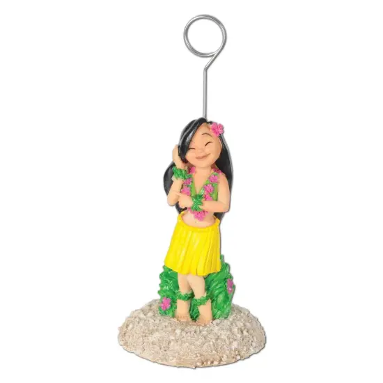Hula Girl Photo/Balloon Holder (Pack of 6) {1}