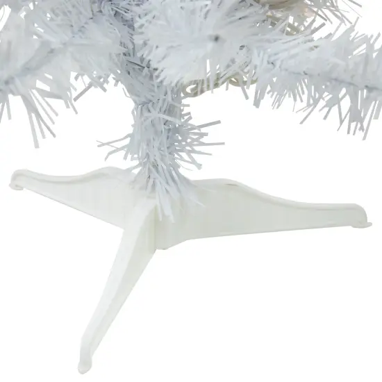 Northlight Pre-Lit Slim Woodbury White Pine Artificial Christmas Tree - 2' - Clear Lights {6}