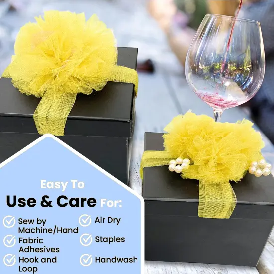 Decorative Matte Tulle Spool of 6 Inch X 200 yards Light Pink {6}