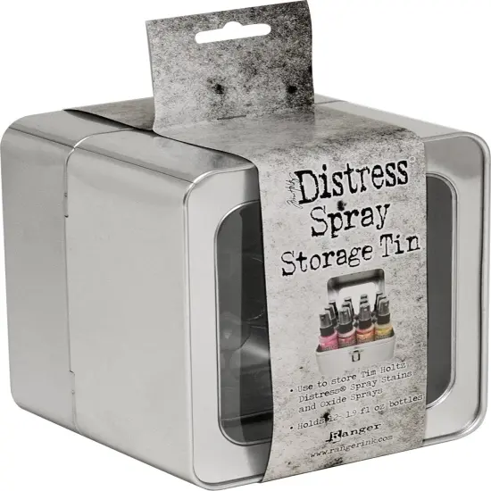 Tim Holtz Distress Oxide Spray Storage Tin-Holds 12 {2}