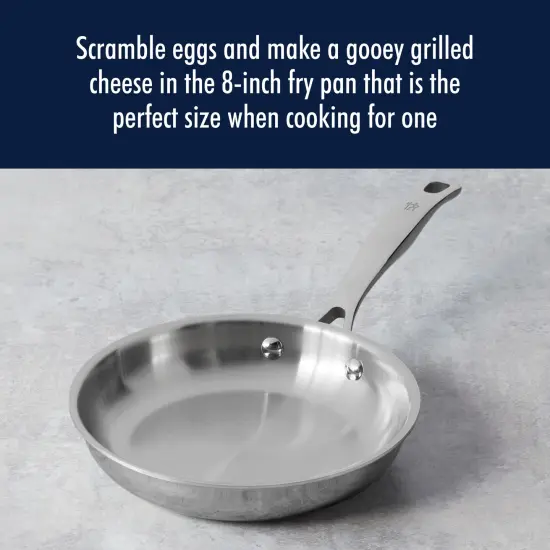 Henckels Clad H3 8-inch Stainless Steel Fry Pan {3}