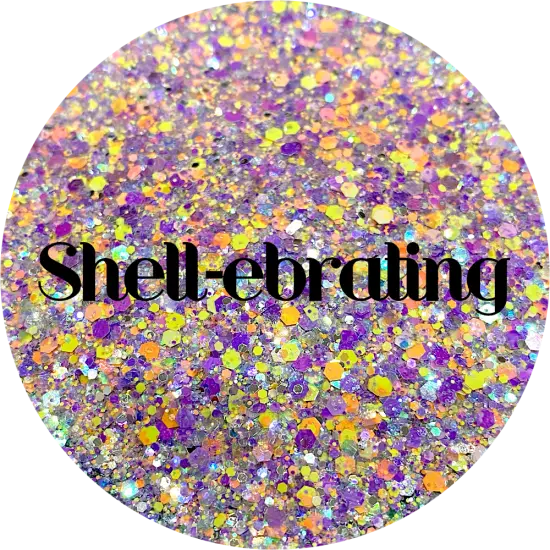 Polyester Glitter - Shell-abrating by Glitter Heart Co.&trade; {1}
