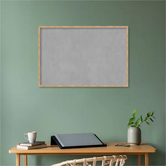 Imprint Wood Framed Magnetic Board Imprint Light Bronze {5}