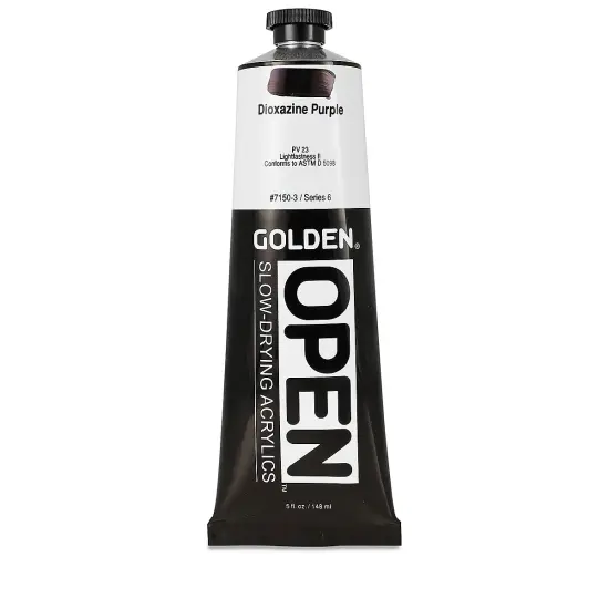 Golden Open Acrylics - Dioxazine Purple, 5 oz Tube {1}