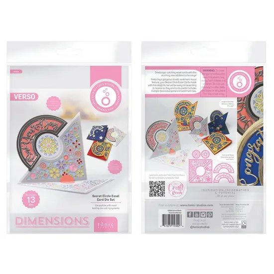 Tonic Studios Die Set-Secret Circle Easel Card {3}