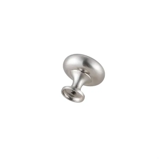 Cadon 1.2" Diameter Brushed Nickel Mushroom Knob Multipack (Set of 10) {5}