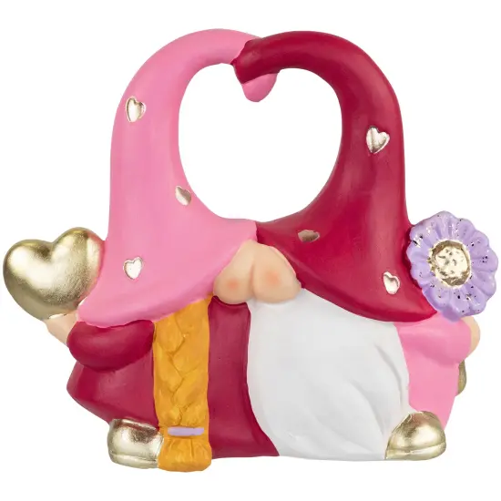 Northlight Kissing Gnomes Valentine's Day Decoration - 8" Red {1}