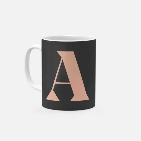Monogram Letter 11oz Mug XV {5}