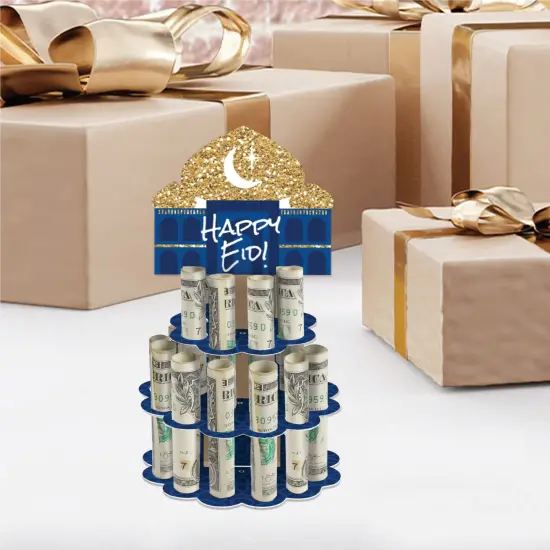 Big Dot of Happiness Ramadan - DIY Eid Mubarak Party Money Holder Gift - Happy Eid Cash Cake {7}