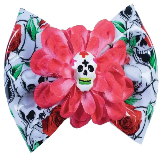 Day Of The Dead Costume Bow Hair Clip {1}