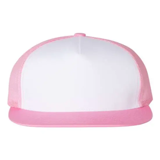 YP Classics&reg; Five-Panel Classic Trucker Cap Pink/ White/ Pink {1}