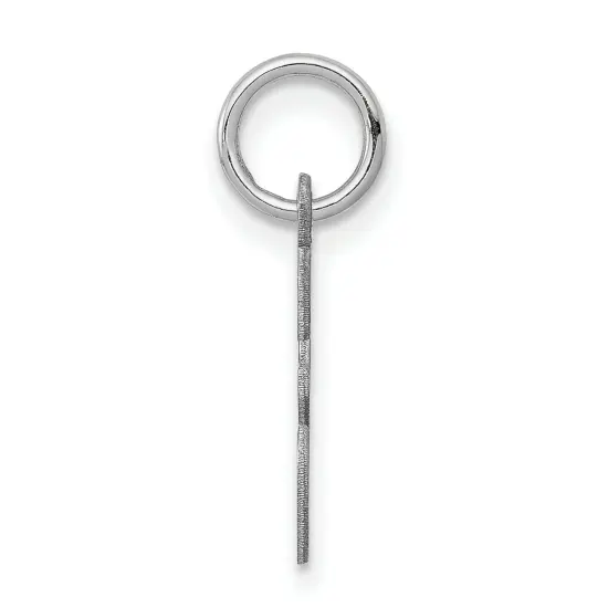 Sterling Silver Small Script Initial Letter E Charm Jewerly 16mm x 8mm {3}