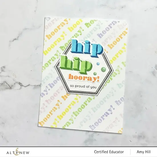 Mini Delight: Hooray! Stamp & Die Set {6}