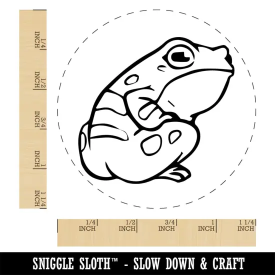 Cheeky Butt Frog Rubber Stamp for Stamping Crafting Planners {1}