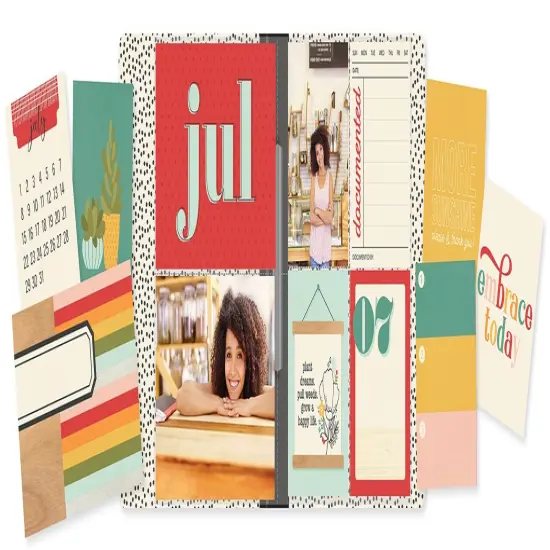 Simple Stories Sn@p! Flipbook 6"X8"-Speckle Dots {2}