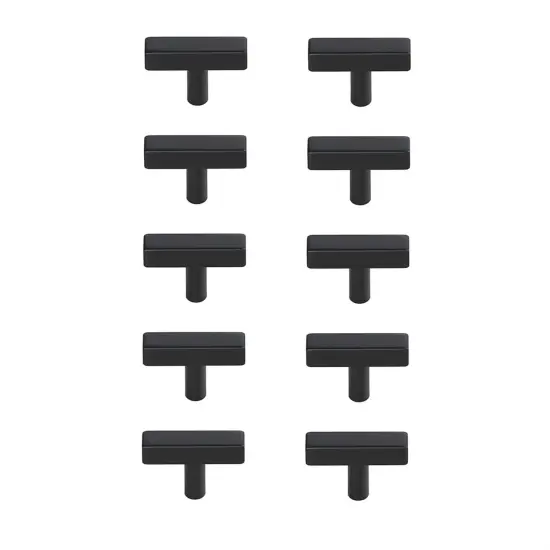 Dior Matte Black T Bar Pull Multipack (set of 10) {1}