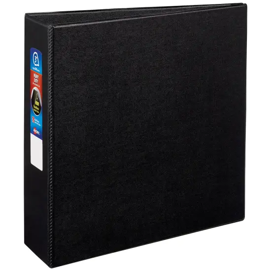 Avery Heavy-Duty 3 Ring Binder, 3" One Touch EZD Rings, 3.5" Spine, 1 Black Binder (79983) {1}